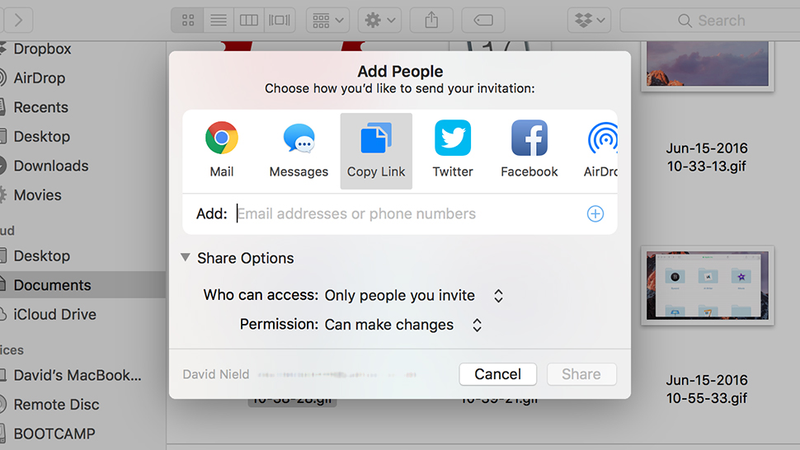 You can share files via iCloud, but others do it better